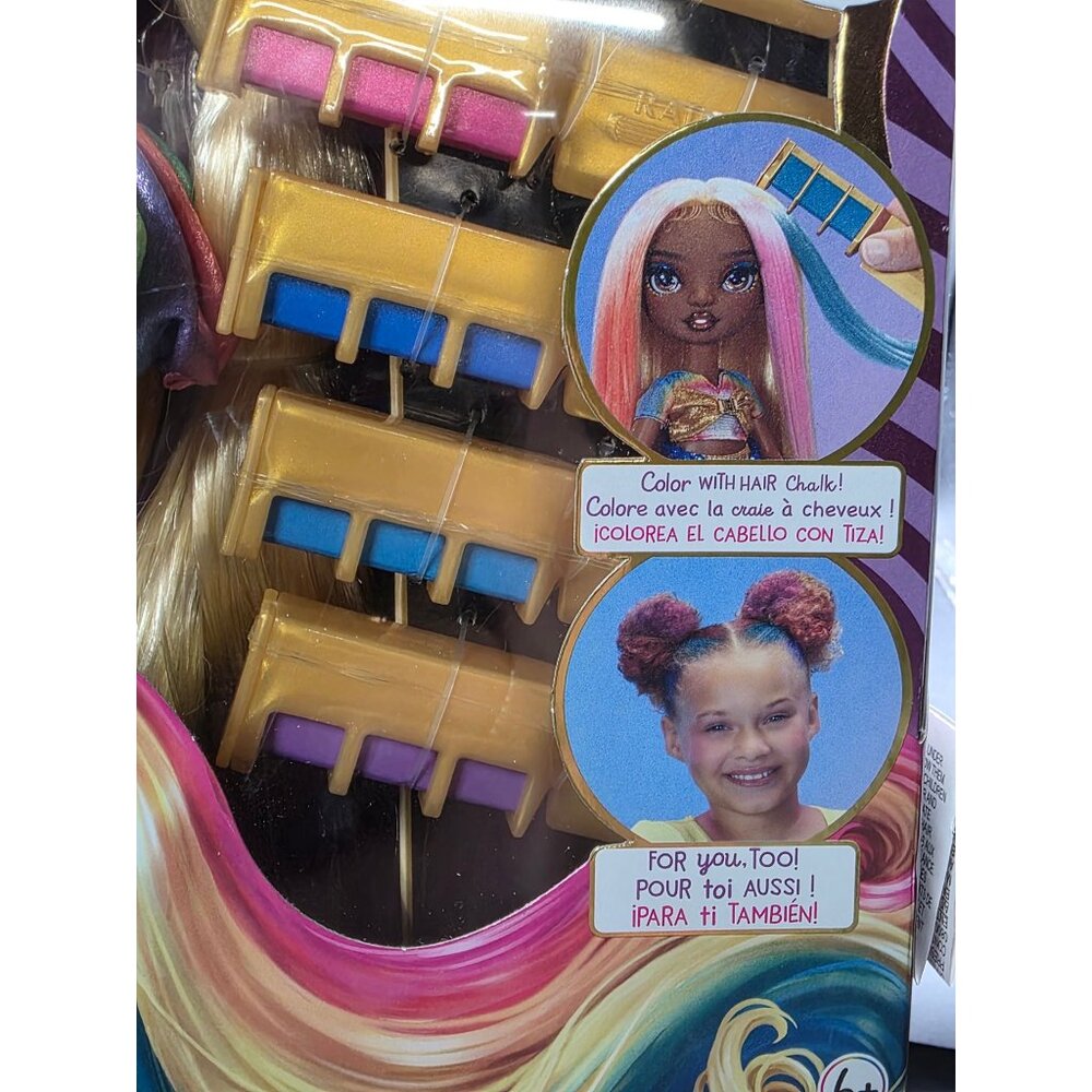 Rainbow High Design Studio Hair Chalk & Style Fashion Doll Set - Picture 5 of 9